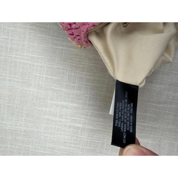 INC Multicolor Crochet Crossbody Bag with Leather‎ Strap - Picture 6 of 8